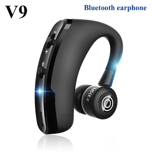 V9 Earphones Bluetooth Headphones Handsfree Wireless Headset Business Headset Drive Call Sports Earphones for Iphone Samsung
