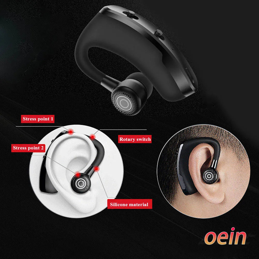 V9 Earphones Bluetooth Headphones Handsfree Wireless Headset Business Headset Drive Call Sports Earphones for Iphone Samsung